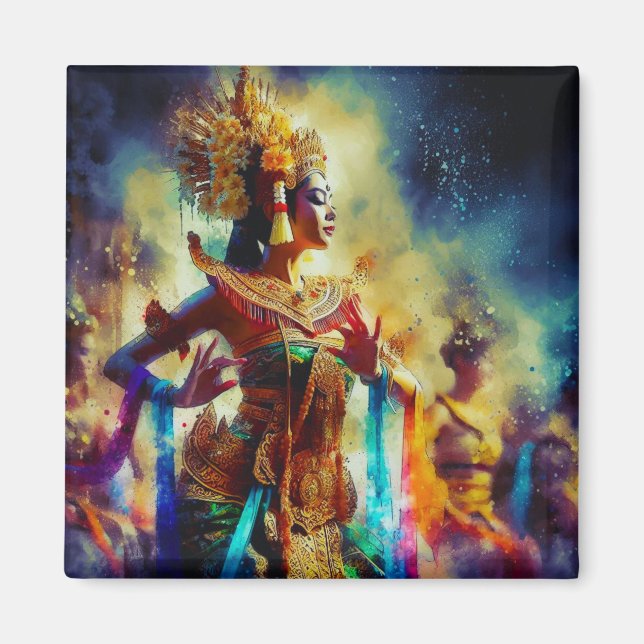 Dewi Tari (Dance Goddess) Magnet (Front)