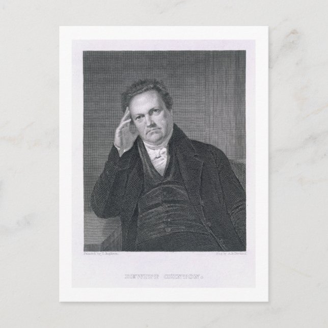 DeWitt Clinton, engraved by Asher Brown Durand (17 Postcard (Front)