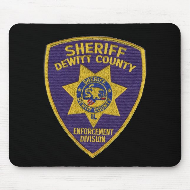 DeWitt County Sheriffs Dept Patch Mouse Pad (Front)