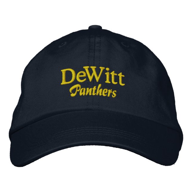 DeWitt High School Embroidered Baseball Hat (Front)