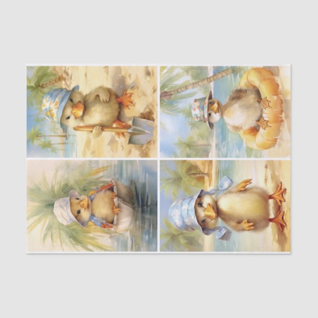 Dewy in Hawaii Tissue Paper (Front)