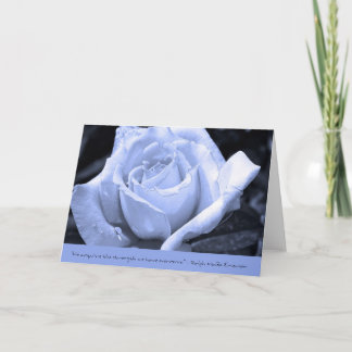 Dewy Rose Card