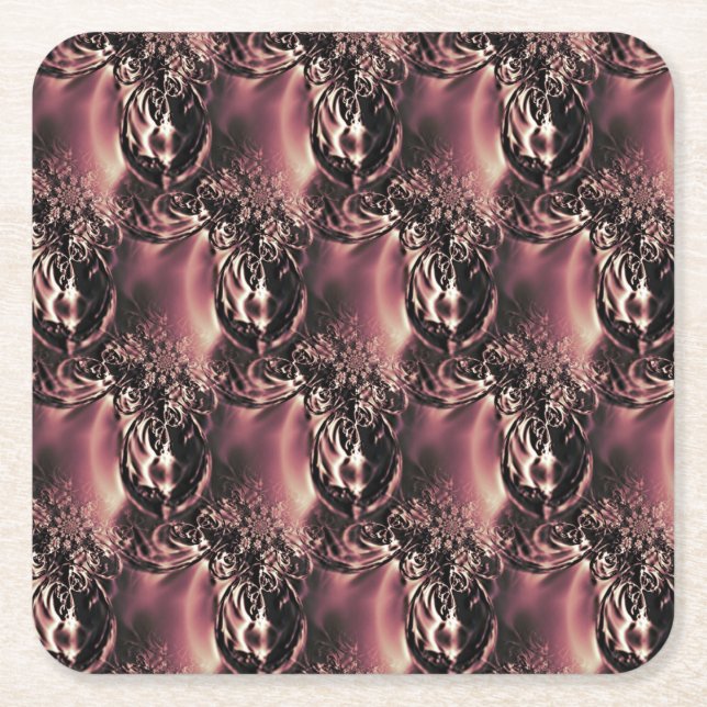 Dex Square Paper Coaster (Front)