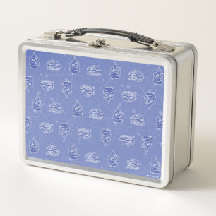 Dexter and Mandark Atomic Pattern Metal Lunch Box