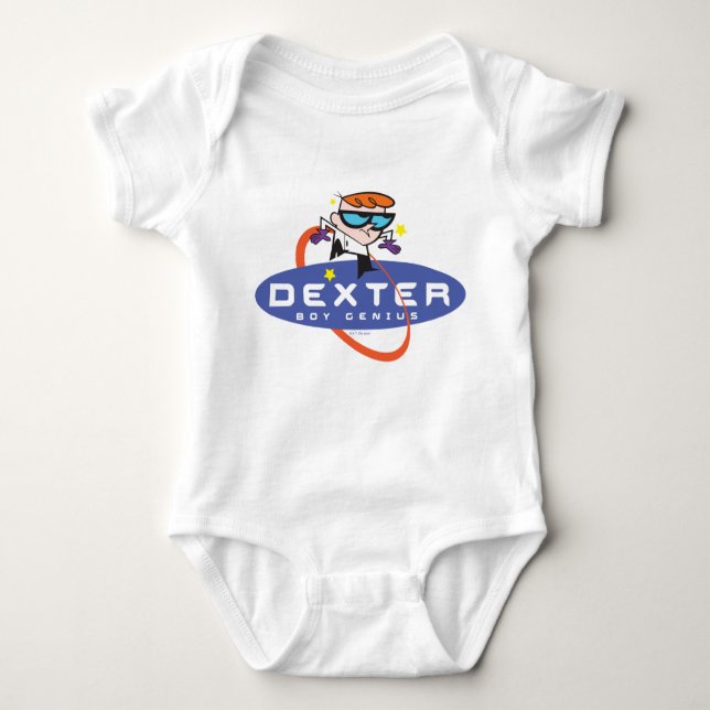 Dexter "Boy Genius" Baby Bodysuit (Front)