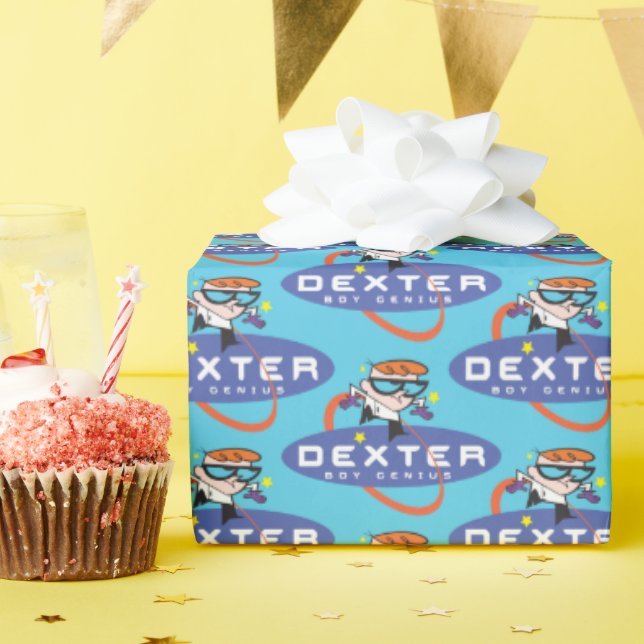 Dexter "Boy Genius" Wrapping Paper (Birthday Party)