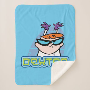 Dexter Character Name Graphic Sherpa Blanket