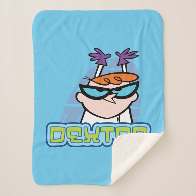 Dexter Character Name Graphic Sherpa Blanket (Front)