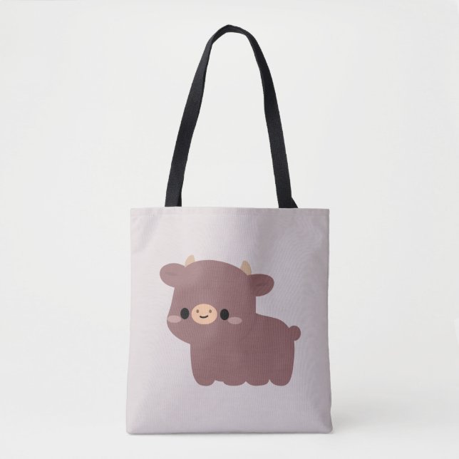 Dexter Cow Tote Bag (Front)