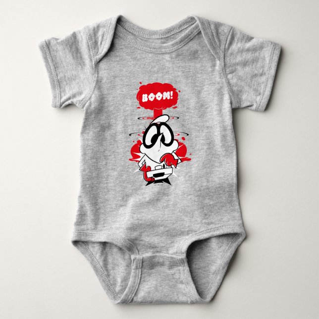 Dexter Detonation graphic Baby Bodysuit (Front)