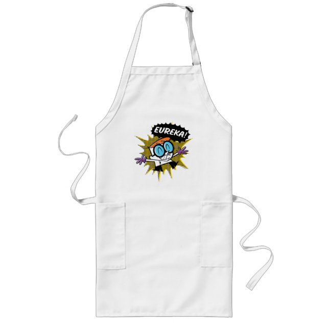 Dexter "Eureka!" Halftone Callout Graphic Long Apron (Front)