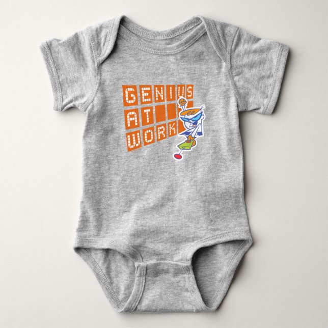 Dexter "Genius At Work" Baby Bodysuit (Front)