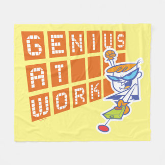 Dexter "Genius At Work" Fleece Blanket