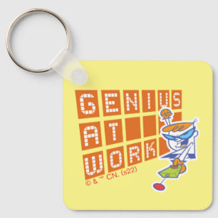 Dexter "Genius At Work" Key Ring