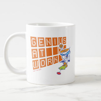 Dexter "Genius At Work" Large Coffee Mug