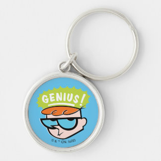 Dexter "Genius" Callout Graphic Key Ring
