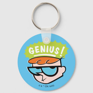Dexter "Genius" Callout Graphic Key Ring