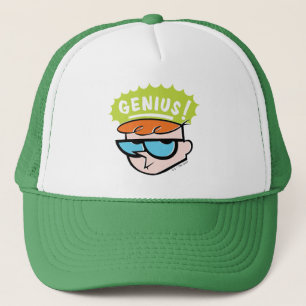 Dexter "Genius" Callout Graphic Trucker Hat