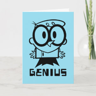 Dexter "Genius" Outline Graphic Card