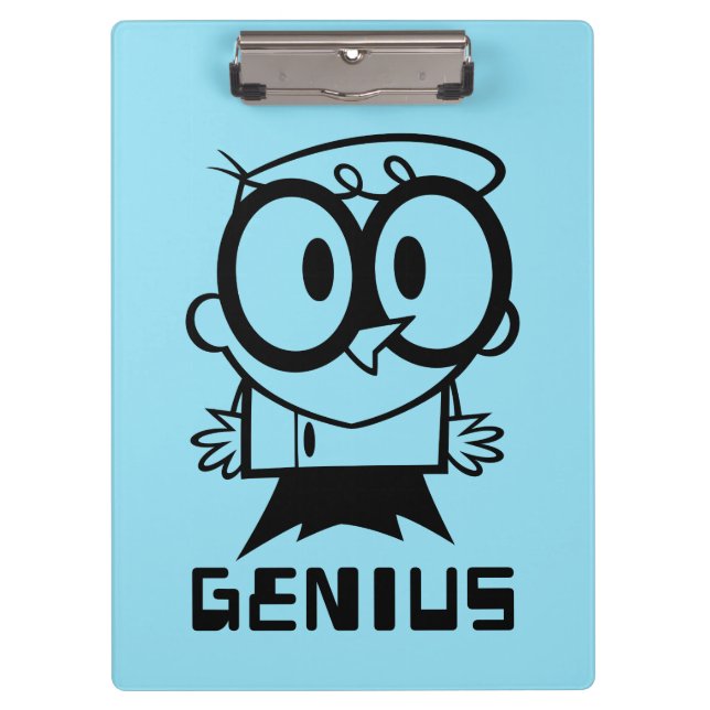 Dexter "Genius" Outline Graphic Clipboard (Front)