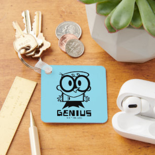 Dexter "Genius" Outline Graphic Key Ring