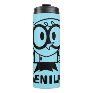 Dexter "Genius" Outline Graphic Thermal Tumbler