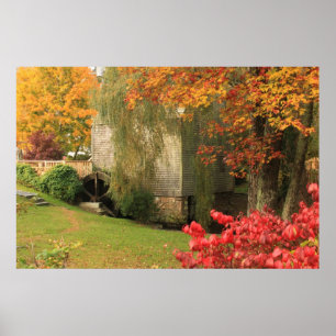 Dexter Grist Mill Sandwich Cape Cod Poster