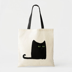 Dexter the Fat Black Cat Tote (customisable) Bag
