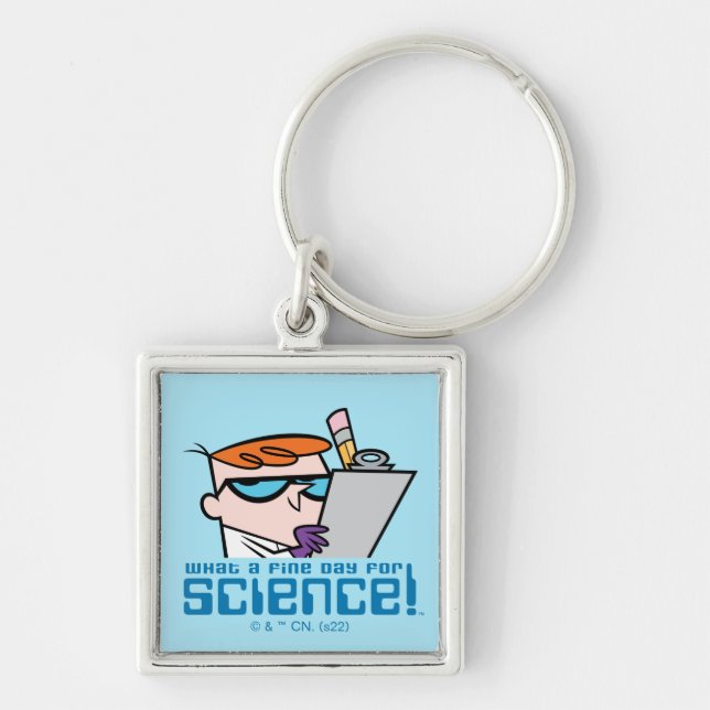 Dexter - What A Fine Day For Science! Key Ring (Front)