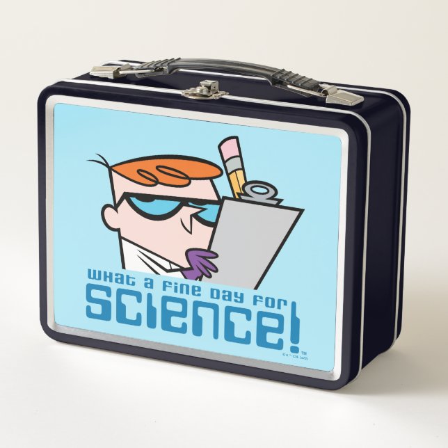 Dexter - What A Fine Day For Science! Metal Lunch Box (Front)