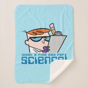 Dexter - What A Fine Day For Science! Sherpa Blanket
