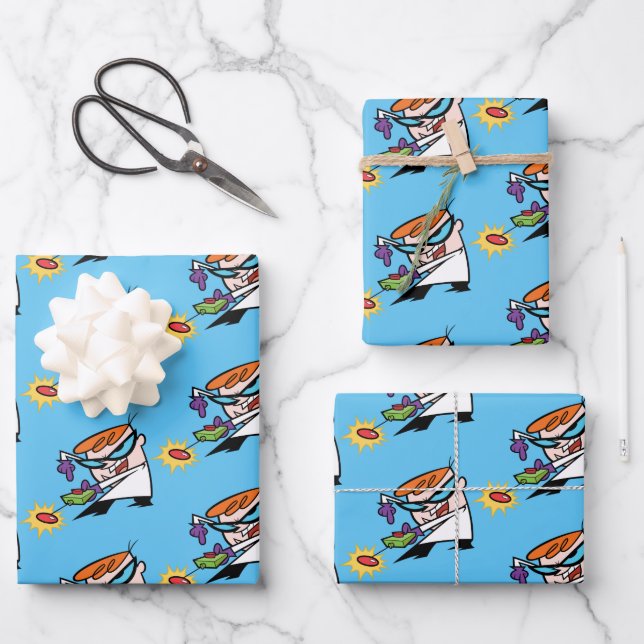 Dexter With Remote Wrapping Paper Sheet (Front)