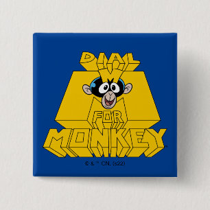 Dexter's Laboratory - Dial M For Monkey 15 Cm Square Badge