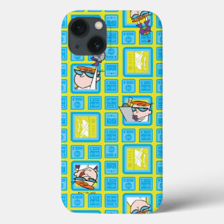 Dexter's Laboratory Experiments Pattern iPhone 13 Case