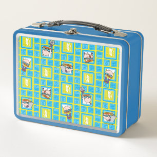 Dexter's Laboratory Experiments Pattern Metal Lunch Box