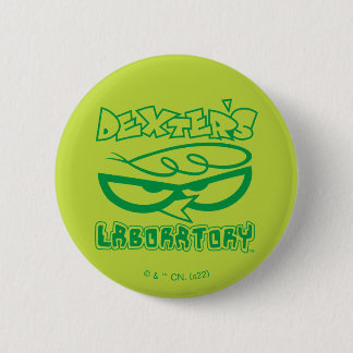 Dexter's Laboratory Face Logo 6 Cm Round Badge