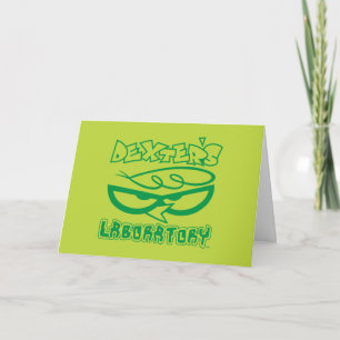 Dexter's Laboratory Face Logo Card