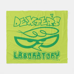 Dexter's Laboratory Face Logo Fleece Blanket