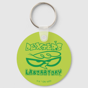 Dexter's Laboratory Face Logo Key Ring