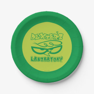 Dexter's Laboratory Face Logo Paper Plate