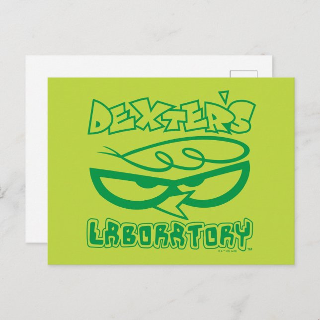 Dexter's Laboratory Face Logo Postcard (Front/Back)