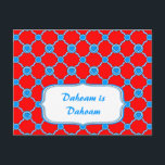 Dezent bayrisch postcard<br><div class="desc">nicht einfach blau weiß,  frische,  dezente,  minimalistische Muster ganz auf Bayern abgestimmt</div>