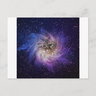 Deziz World Signature Purple Nebula Photo Postcard