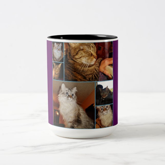 DezizWorld Collage 2 Tone Mug (Center)