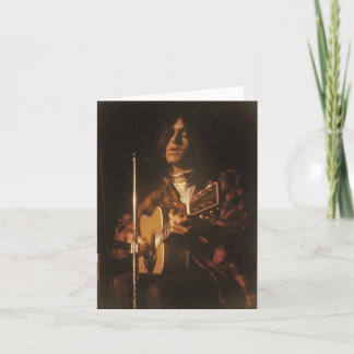 DF in Concert early 70s Notecard