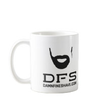 DFS white coffee mug