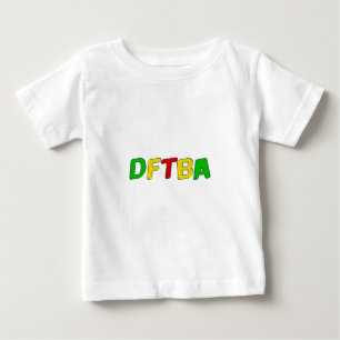 DFTBA Rasta Letters Baby T-Shirt