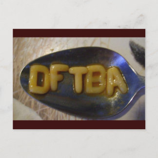 DFTBAlphabet Soup Postcard