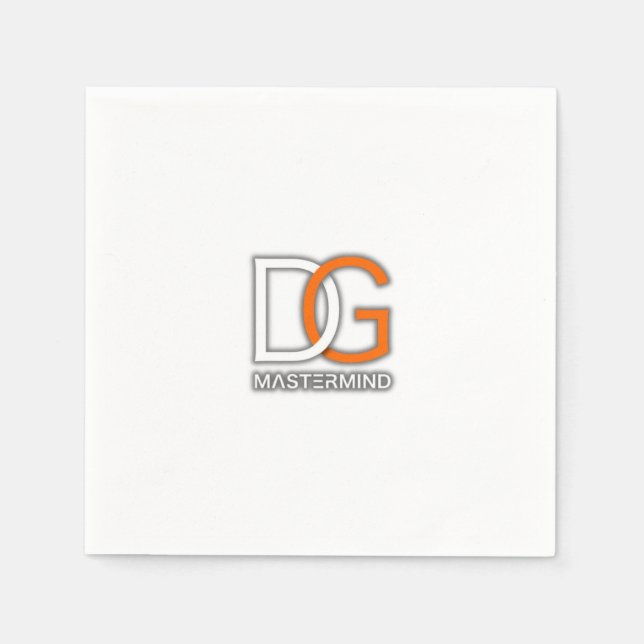 DG Mastermind Cocktail Napkins (Front)