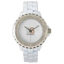 DG Mastermind White Rhinestone Watch